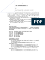 Problemas Resueltos - Cadenas de Markov