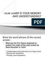 Earth and Life Science Quiz