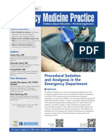 Procedural Sedation Analgesia