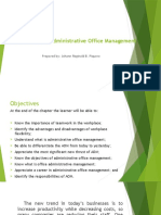 1 Introduction To Administrative Office Management