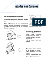 Ficha de Enfermedades Comunes para Segundo de Primaria