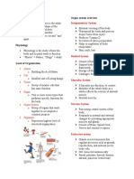 Anatomy Organ System Overview: Atoms Cell Tissue Organ