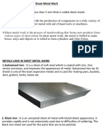 Sheet Metal Material