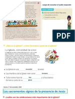 Los Sacramentos Signos de La Presencia de Jesús