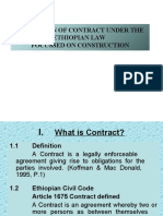 Contract Under Ethiopian Law-1
