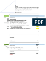 Accounting Cycle of A Service Business-Exercise