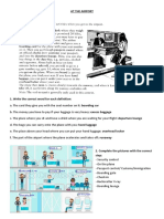Airport Activities Vocabulary