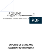 Exports of Gems and Jewelry From Pakistan1