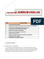 Fundamentals of Agricultural Extension Education PDF Book According ICAR New Syllabus