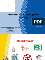 Operational Risk MGT Training