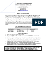 Tax Sale Certificate Assignment Auction Booklet December 2022