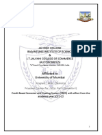 M.Sc. Part 1 Sem 1 (Wef 2021-22)