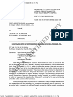 (16-009292 802) FIRST AMERICAN BANK'S MOTION FOR CONTINUING WRIT OF GARNISHMENT TO REAL ESTATE & FINANCE, INC. As To S. SCHNEIDER