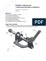 Assignment #2 CAE Model For A Mechanical Assembly in SolidWorks