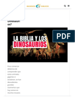 ¿Existieron Los Dinosaurios