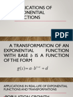 Applications of Exponential Functions