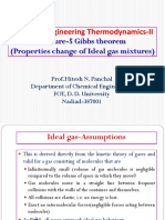 Lecture-5 Gibbs Theorem-Ideal Gas Mixtures