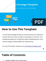 Social Media Strategy Template