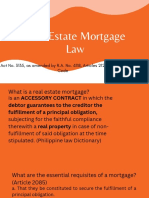 Real Estate Mortgage Law: Act No. 3135, As Amended by R.A. No. 4118, Articles 2124-213 Civil Code