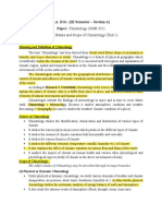 Nature and Scope of Climatology