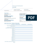 Project Charter For Online Course Development FINAL