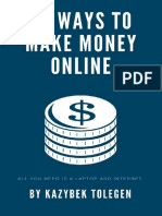 30 Ways To Make Money Online (Kazybek Tolegen