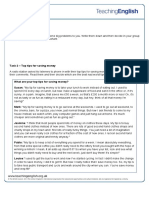 Credit Crunch Student Worksheet