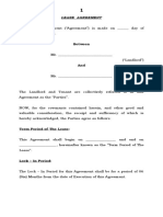 Lease Agreement