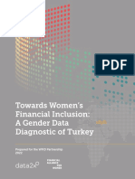 Towards Women's Financial Inclusion: A Gender Data Diagnostic of Turkey