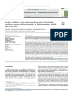 In Silico Validation of The Indigenous Knowledge of The Herbal Medicines Among Tribal Communities in Sathyamangalam Wildlife Sanctuary, India