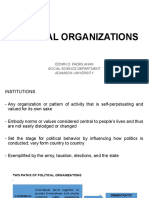 Political Organizations