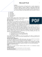 Introduction of MS Office MS Word PDF Eng