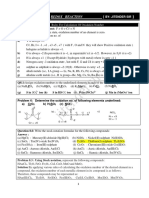 Reoxreaction Quick Revision - 2022