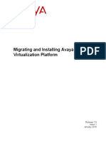 Migrating and Installing Avaya Appliance Virtualization Platform