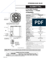 Trane 5 Ton HP Cond submittat4TWB3060-SUB-106 - 05.05 - 11012009