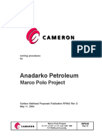Anadarko Marco Polo - Running Procedure