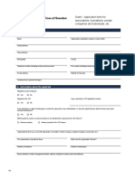 Application Form For Associations Foundations Private Companies and Individualsetc
