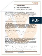 CBSE Class 9 Geography Chapter 5 Notes - Natural Vegetation and Wildlife