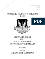 RDR-3 Air-To-Air Modes Switchology Displays