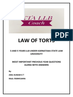 Law of Torts1