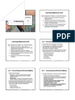 Chapter 1 - ACCOUNTING: The Language of Business