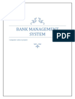 Bank Managemnet System