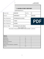  Lab 2 - POWDER METALLURGY LABORATORY