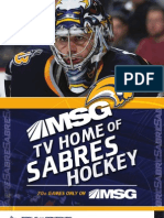 2008-2009 Buffalo Sabres Media Guide Personal