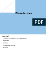 Biomolecules - NCERT