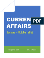 Current Affairs Jan-Oct 2022 by Tawqeer Sir