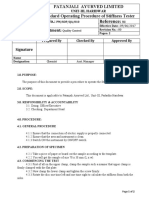 SOP FOR STIFFNESS Tester (09.6.17)