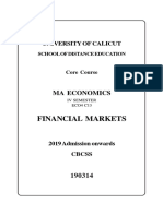 Financial Markets