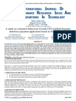 A Study On Consumer Behaviour Towards UPI (Unified Payment Interface) Payment Application Based in Nilgiris District