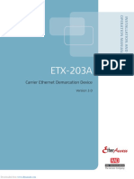 RAD Data Communications ETX-203A Installation and Operation Manual